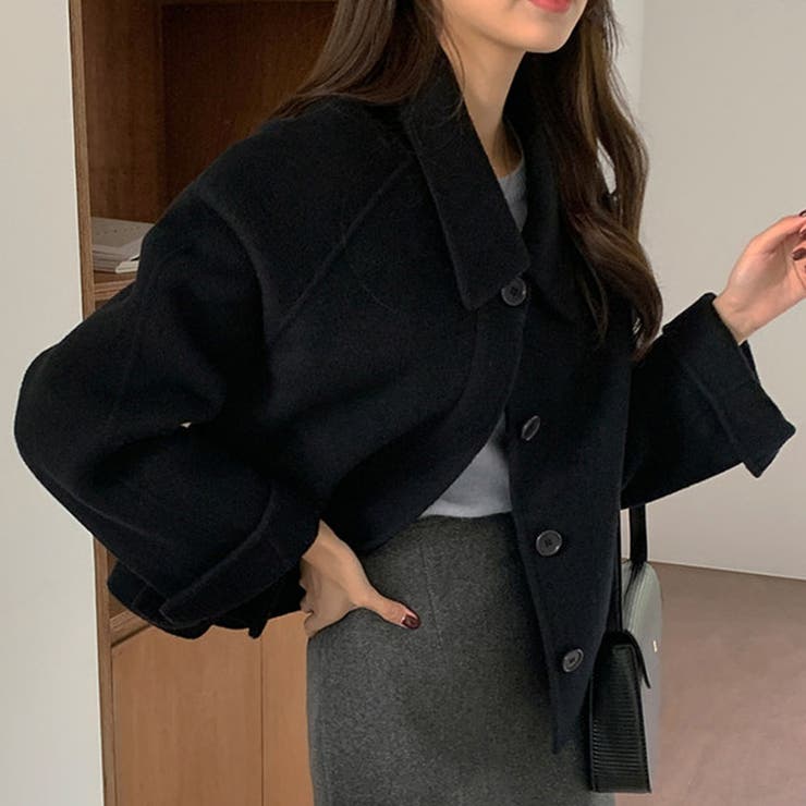 ワイドカラーショートジャケット | Doux Belle  | 詳細画像11 