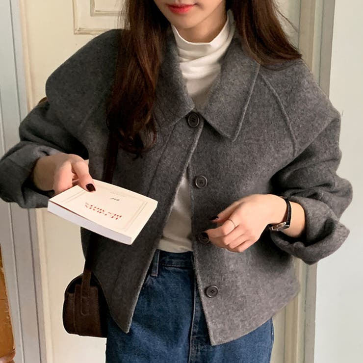 ワイドカラーショートジャケット | Doux Belle  | 詳細画像13 