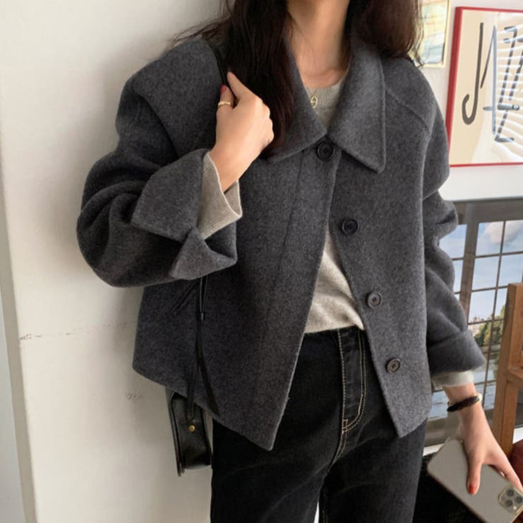 ワイドカラーショートジャケット | Doux Belle  | 詳細画像2 