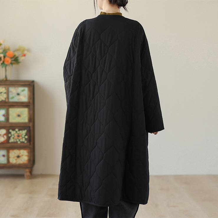 ダイヤキルト加工ロングコート | Doux Belle  | 詳細画像14 