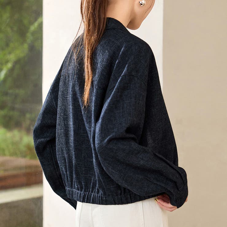 ポケット付きシンプルライトジャケット | Doux Belle  | 詳細画像6 