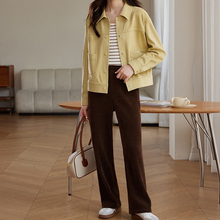 襟付きベーシックジャケット レディース ジャケット | Doux Belle  | 詳細画像10 