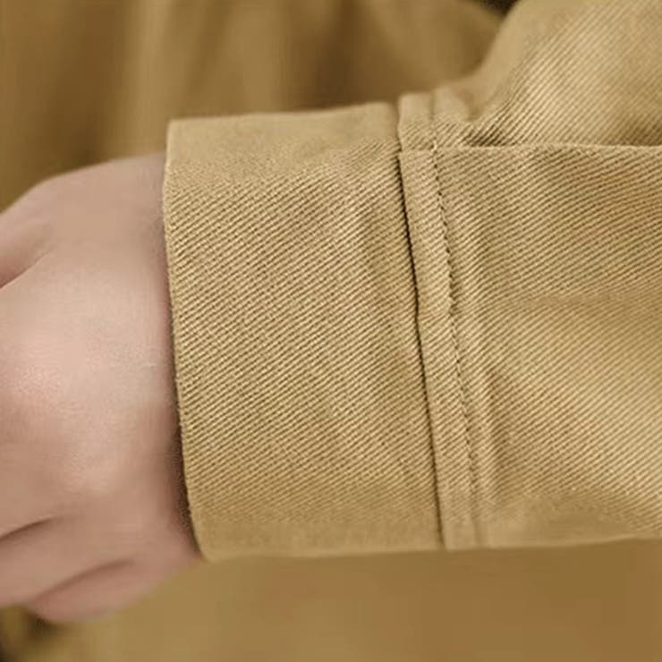 ビッグポケットレギュラーカラー長袖シャツジャケット レディース トップス | Doux Belle  | 詳細画像20 