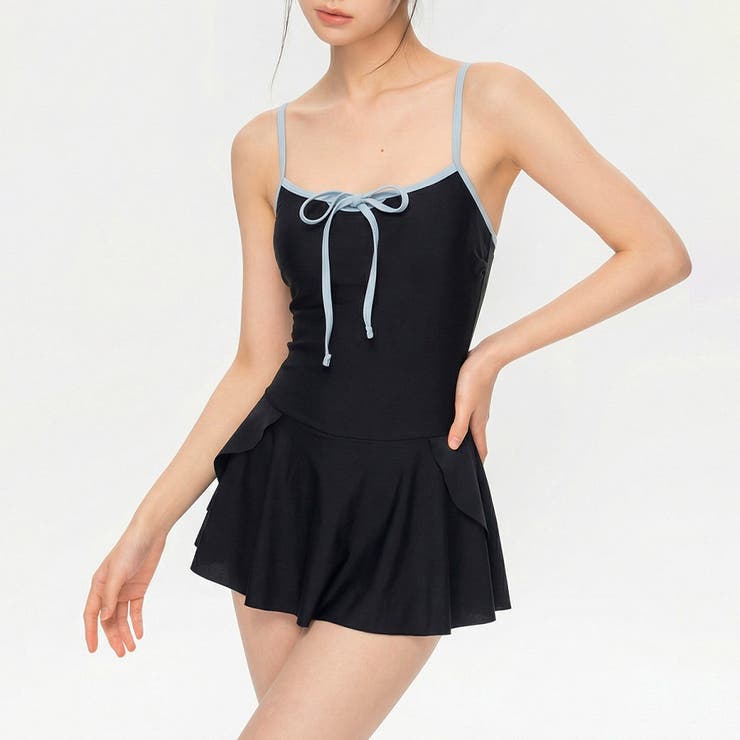 バッククロスデザイワンピーススイムウェア レディース 水着 | Doux Belle  | 詳細画像8 