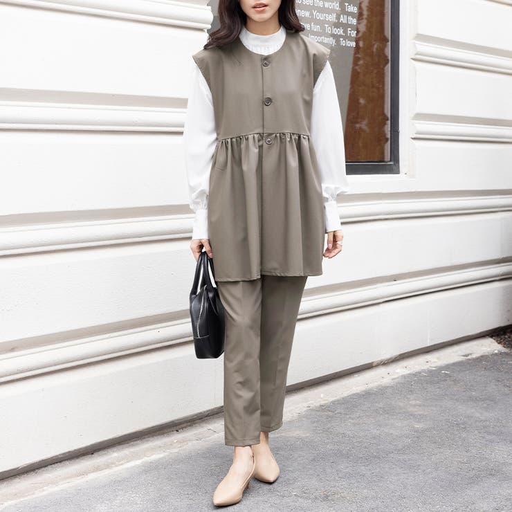 ペプラムシルエットセットアップ | Doux Belle  | 詳細画像2 