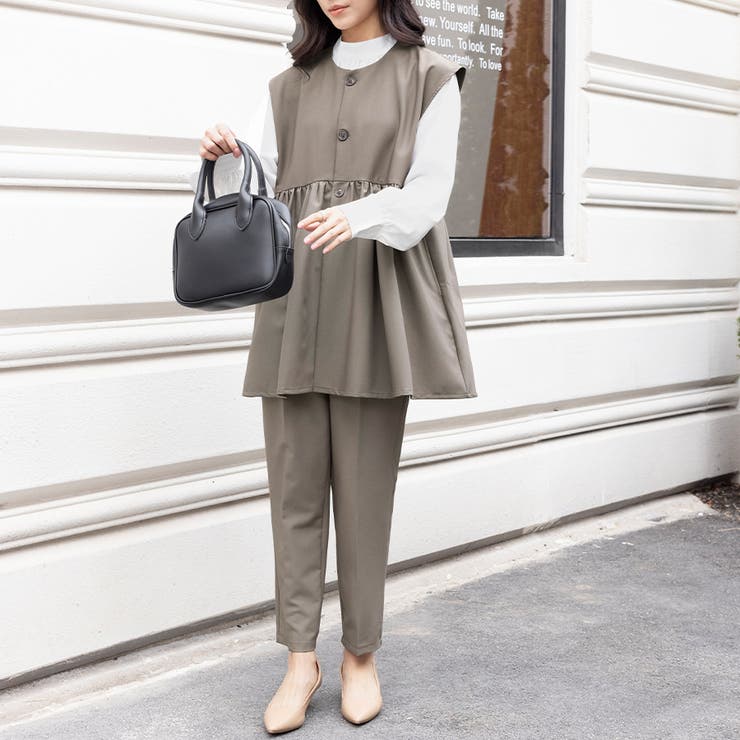 ペプラムシルエットセットアップ | Doux Belle  | 詳細画像3 