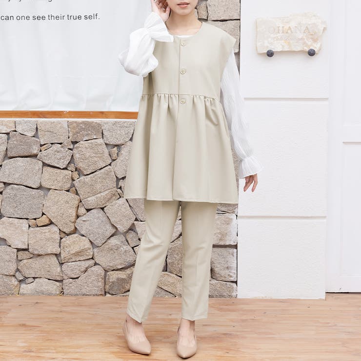 ペプラムシルエットセットアップ | Doux Belle  | 詳細画像5 