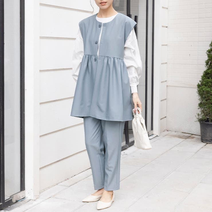 ペプラムシルエットセットアップ | Doux Belle  | 詳細画像9 