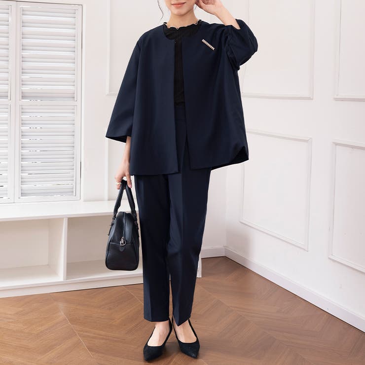 ノーカラーシックセットアップ | Doux Belle  | 詳細画像15 