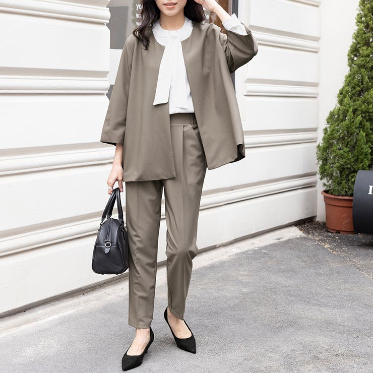 ノーカラーシックセットアップ | Doux Belle  | 詳細画像2 