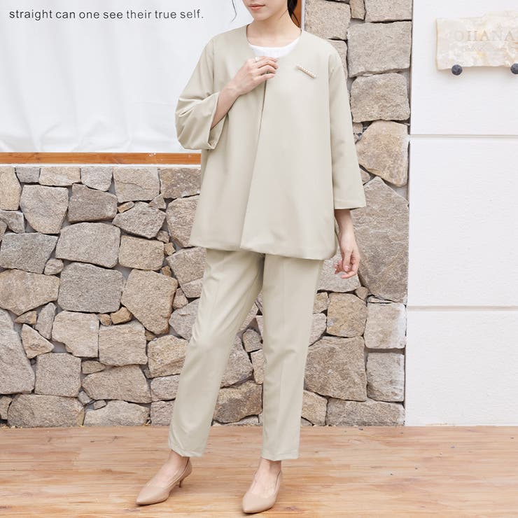 ノーカラーシックセットアップ | Doux Belle  | 詳細画像6 