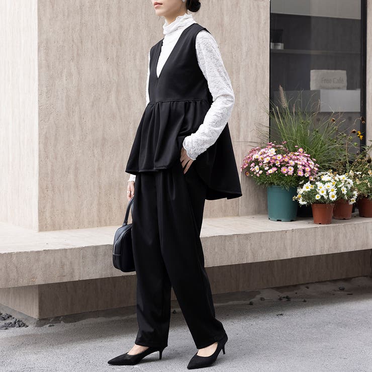 シンプルセットアップ✭アセテートスーツ☆女神のプロフェッショナル 
