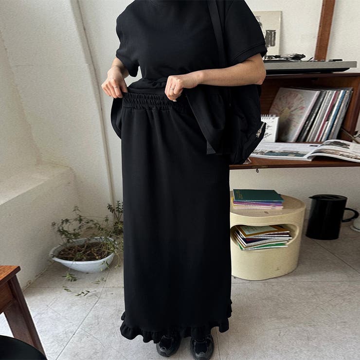 タイトスカート&ペプラム風トップス セットアップ | Doux Belle  | 詳細画像10 