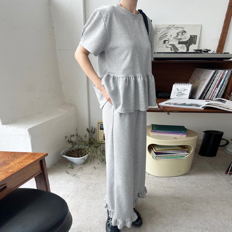 タイトスカート&ペプラム風トップス セットアップ | Doux Belle  | 詳細画像4 