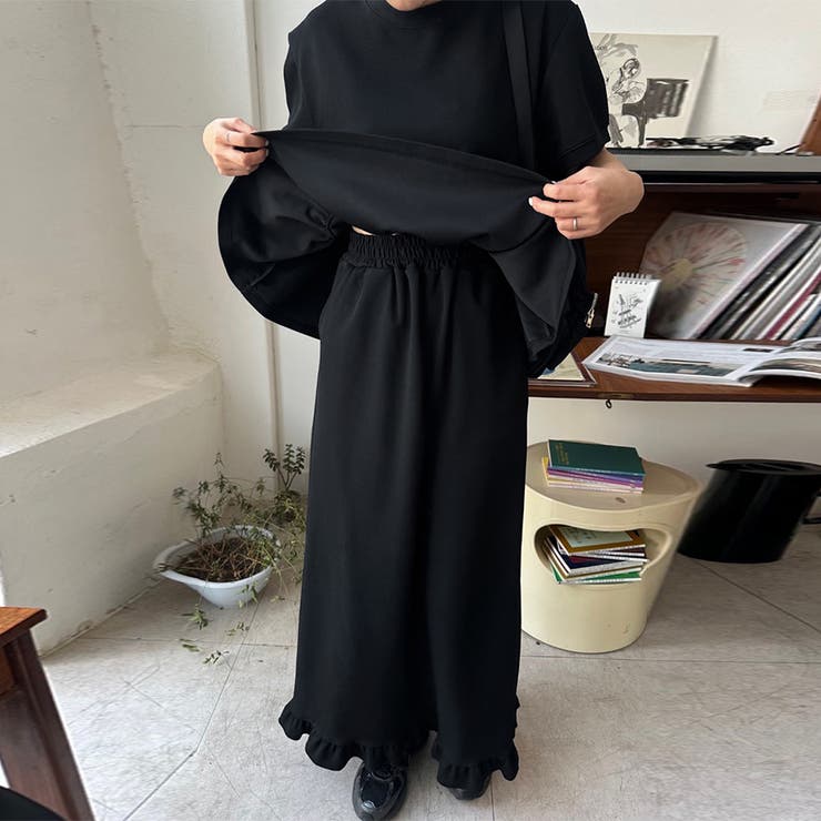 タイトスカート&ペプラム風トップス セットアップ | Doux Belle  | 詳細画像9 