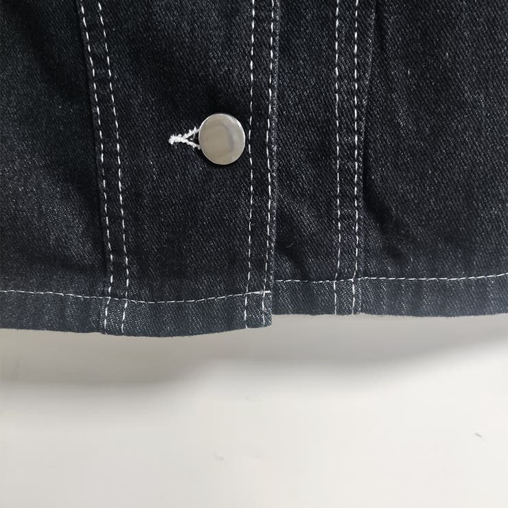 デニムノースリーブベスト＆ワイドパンツセットアップ | Doux Belle  | 詳細画像12 