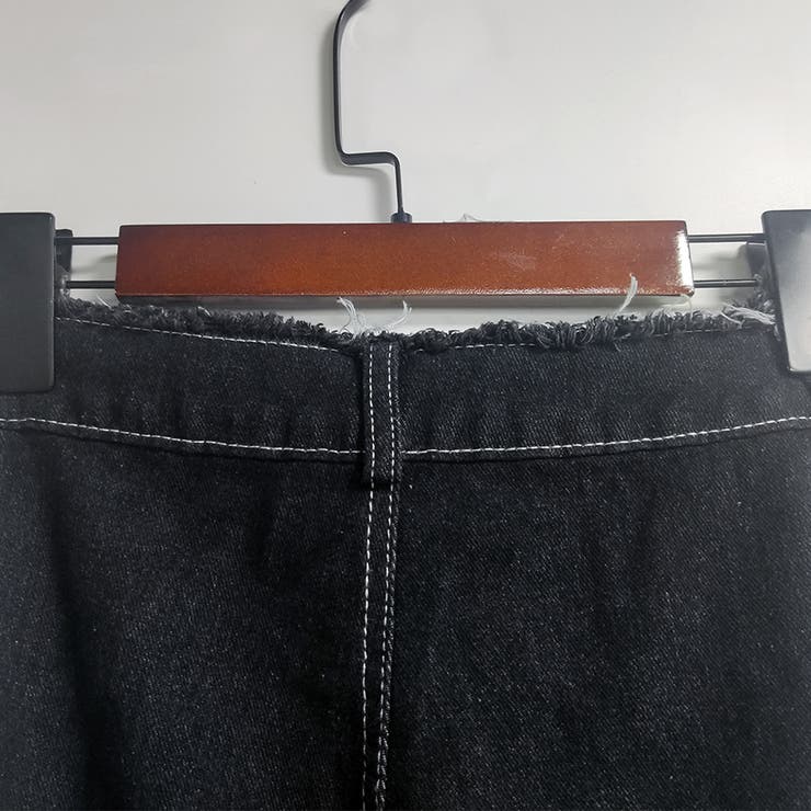 デニムノースリーブベスト＆ワイドパンツセットアップ | Doux Belle  | 詳細画像14 