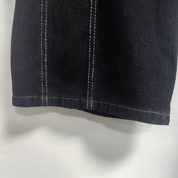 デニムノースリーブベスト＆ワイドパンツセットアップ | Doux Belle  | 詳細画像16 