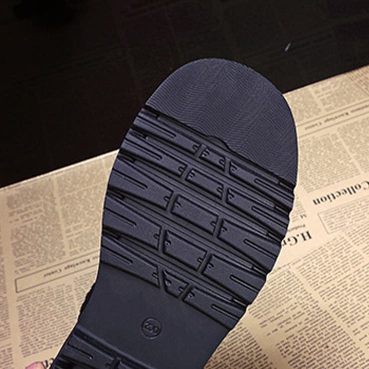 リブソックス風厚底ショートブーツ | Doux Belle  | 詳細画像16 