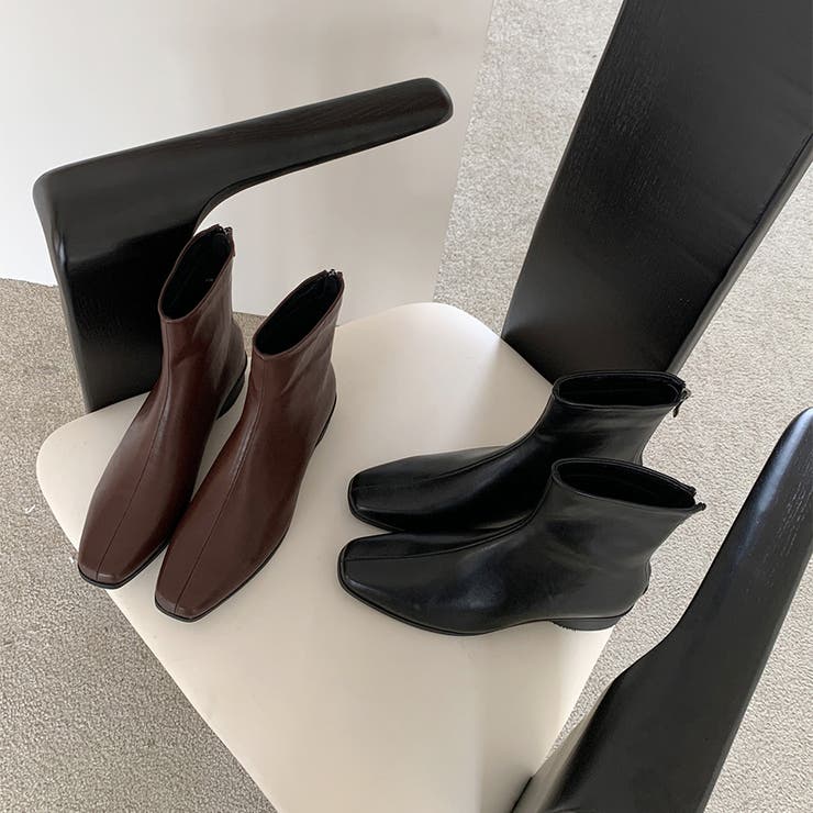 サイドジップ付きショートブーツ | Doux Belle  | 詳細画像9 