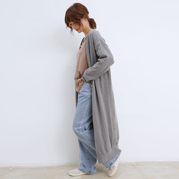 カーディガン ドルマン ロングカーディガン | Doux Belle  | 詳細画像16 