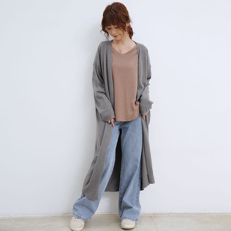 カーディガン ドルマン ロングカーディガン | Doux Belle  | 詳細画像17 