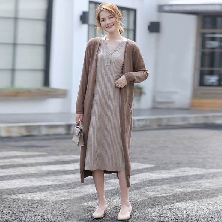 カーディガン ドルマン ロングカーディガン | Doux Belle  | 詳細画像39 