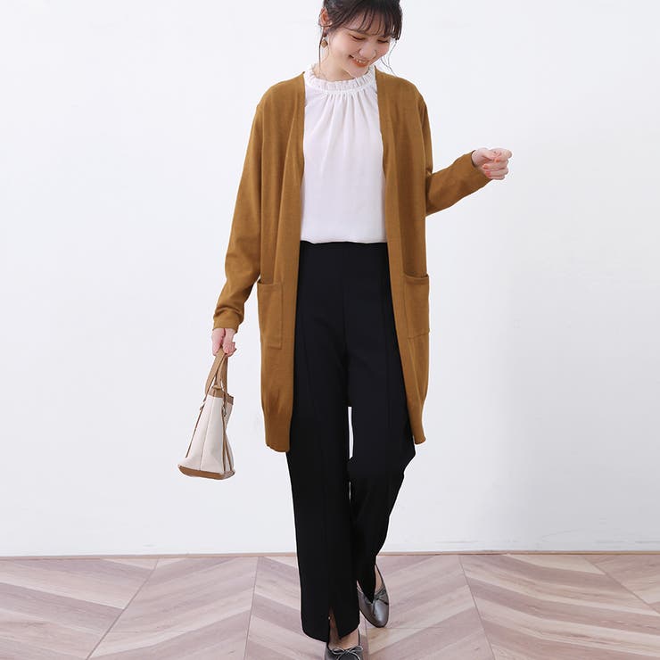 ニット カーディガン ロングカーディガン レディース 長袖 | Doux Belle  | 詳細画像21 