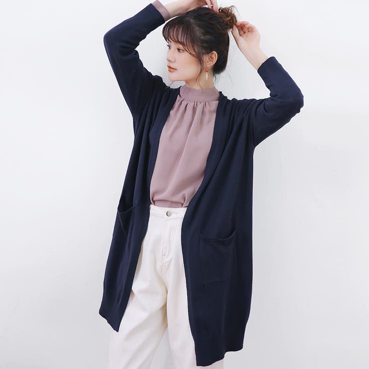 ニット カーディガン ロングカーディガン レディース 長袖 | Doux Belle  | 詳細画像23 