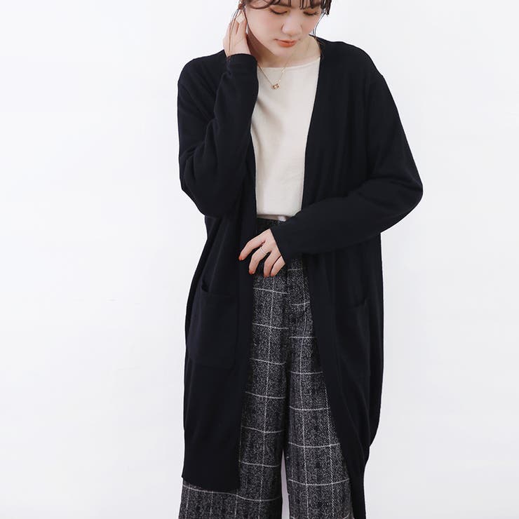 ニット カーディガン ロングカーディガン レディース 長袖 | Doux Belle  | 詳細画像25 