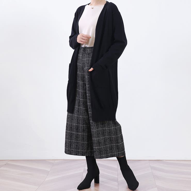 ニット カーディガン ロングカーディガン レディース 長袖[品番