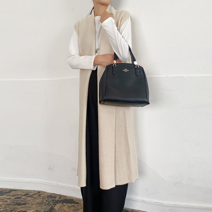 ニットジレ ロングジレ レディース ノースリーブ ロング  レイヤード 重ね着 | Doux Belle  | 詳細画像11 