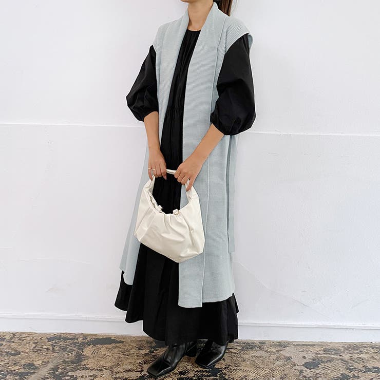 ニットジレ ロングジレ レディース ノースリーブ ロング  レイヤード 重ね着 | Doux Belle  | 詳細画像33 