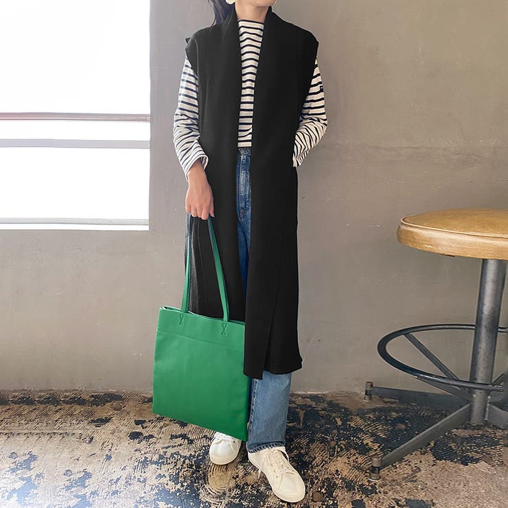 ニットジレ ロングジレ レディース ノースリーブ ロング  レイヤード 重ね着 | Doux Belle  | 詳細画像43 