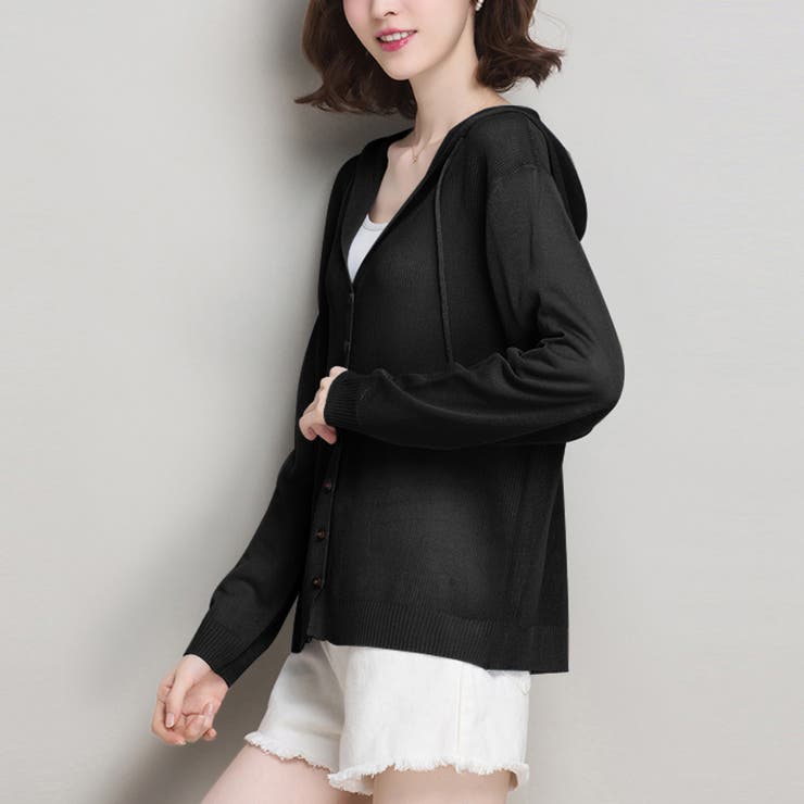 サマーニット ニットカーディガン ニットパーカー | Doux Belle  | 詳細画像18 