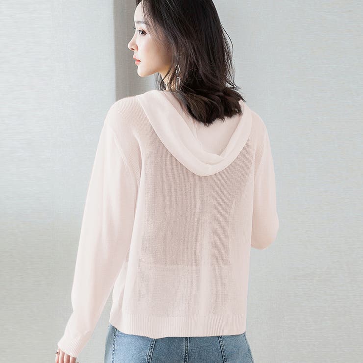 サマーニット ニットカーディガン ニットパーカー | Doux Belle  | 詳細画像8 