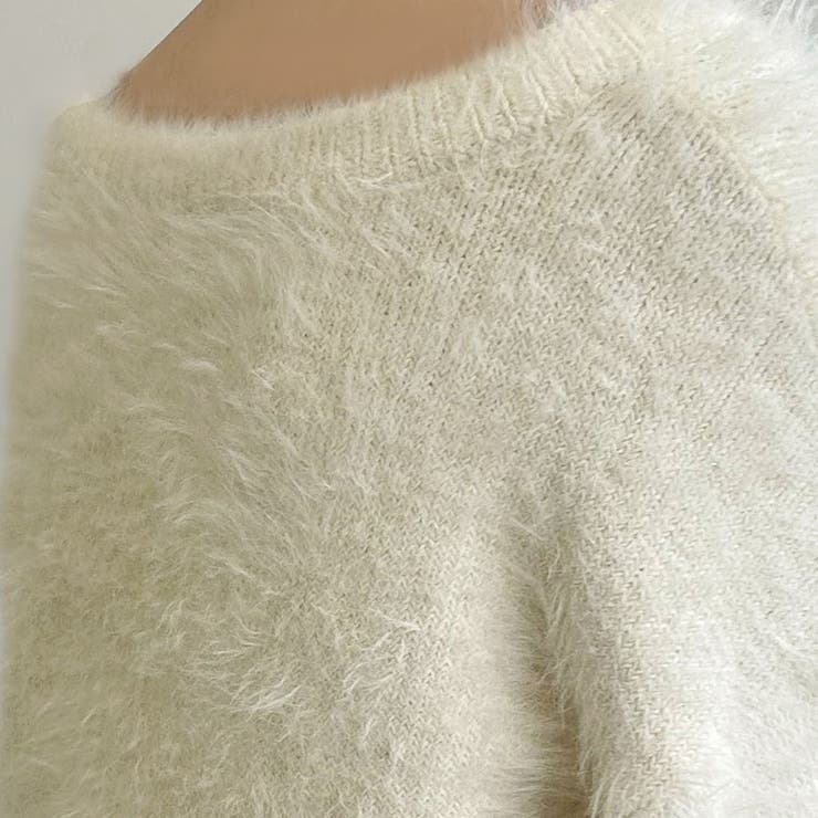 シャギーカーディガン ショートカーディガン コート | Doux Belle  | 詳細画像20 