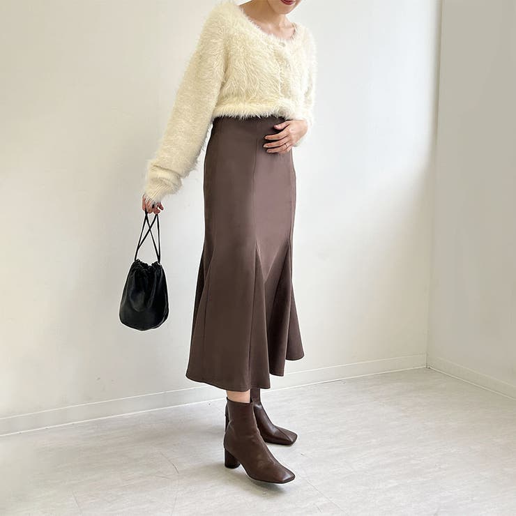 シャギーカーディガン ショートカーディガン コート | Doux Belle  | 詳細画像7 