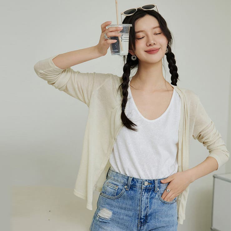 カーディガン ニットカーディガン トップス | Doux Belle  | 詳細画像6 