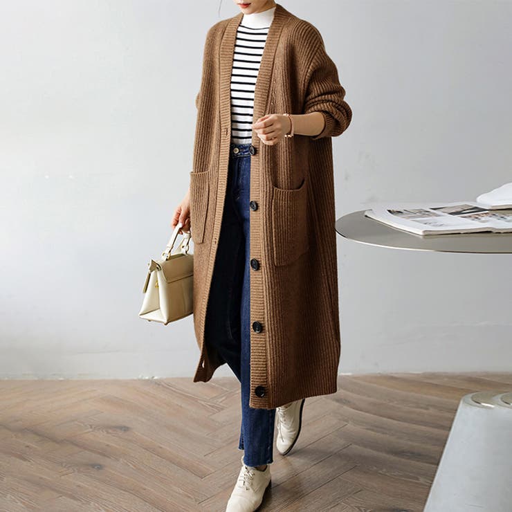 ニットカーディガン 長袖 ニットトップス | Doux Belle  | 詳細画像6 