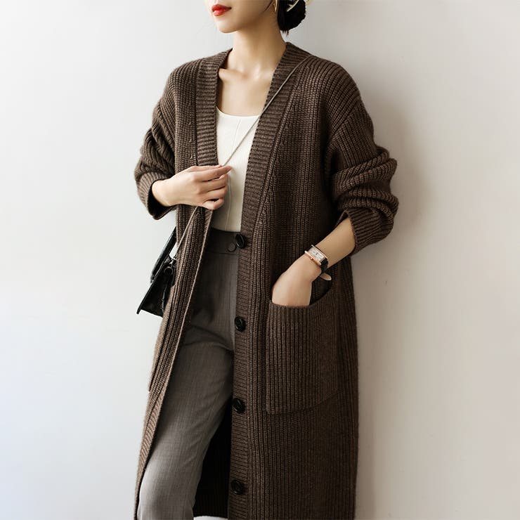 ニットカーディガン 長袖 ニットトップス | Doux Belle  | 詳細画像7 