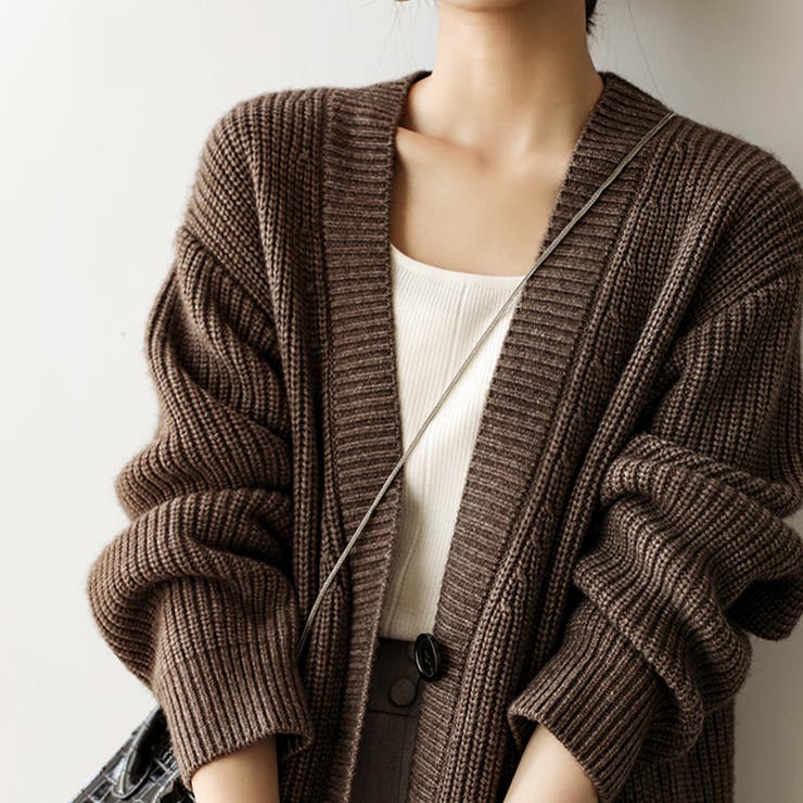 ニットカーディガン 長袖 ニットトップス | Doux Belle  | 詳細画像8 