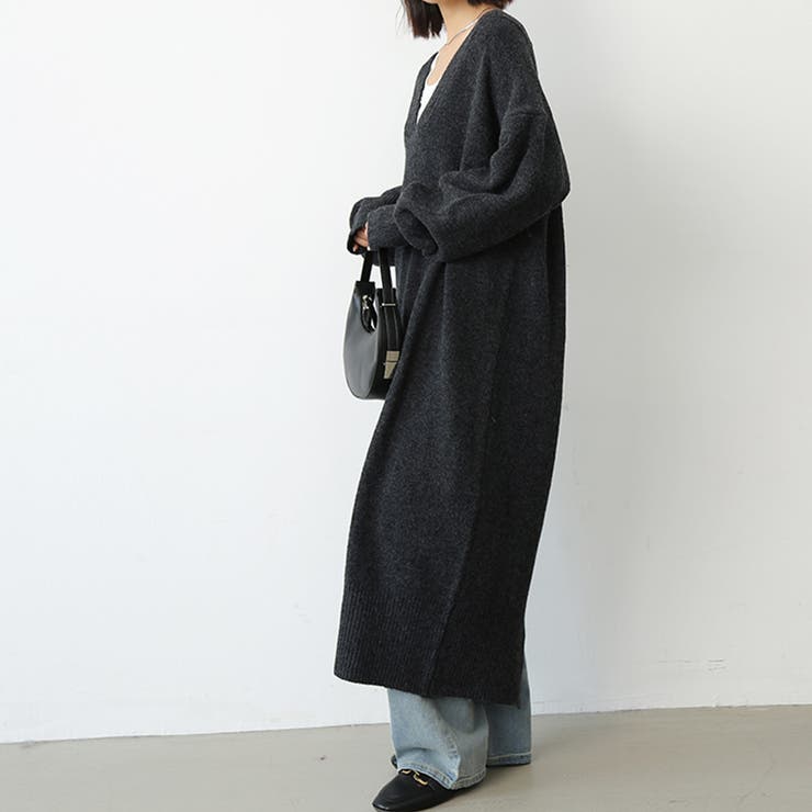 チャコール | トップス カットソー ロング | Doux Belle 