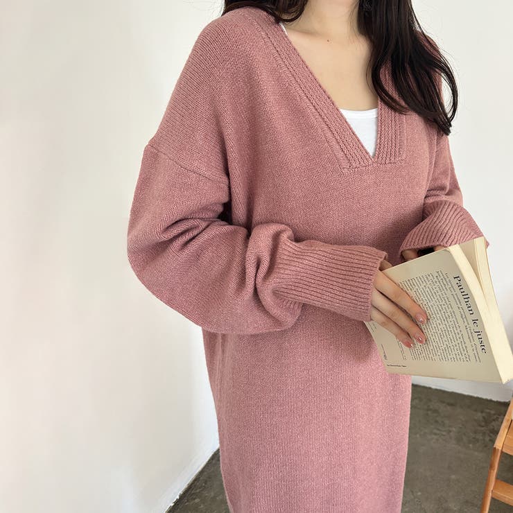 ピンク | トップス カットソー ロング | Doux Belle 