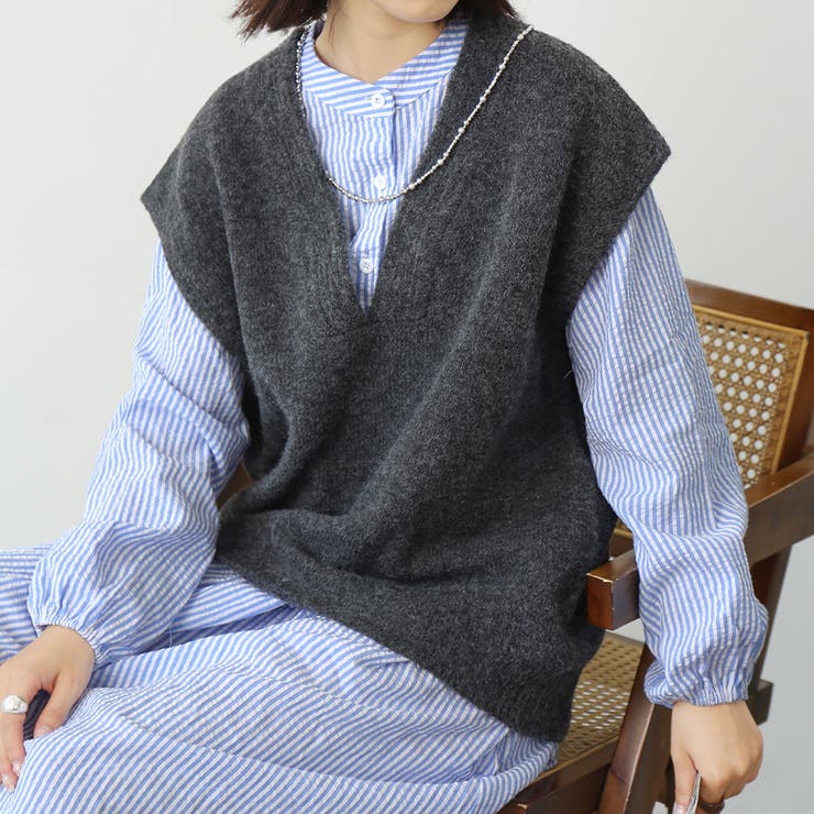 トップス ベスト ワイド | Doux Belle  | 詳細画像1 