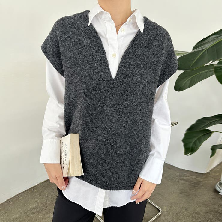 トップス ベスト ワイド | Doux Belle  | 詳細画像3 