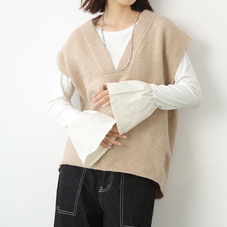 トップス ベスト ワイド | Doux Belle  | 詳細画像10 