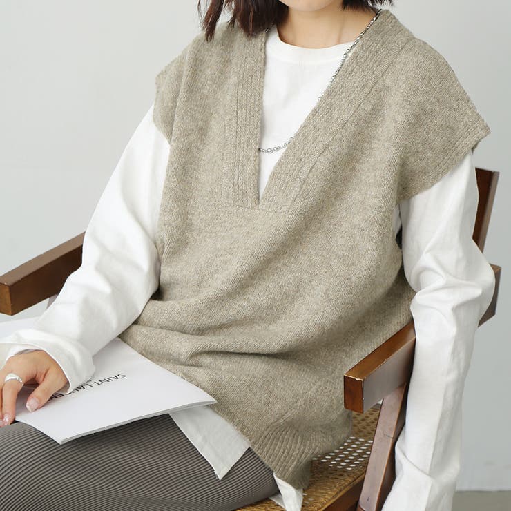 トップス ベスト ワイド | Doux Belle  | 詳細画像15 