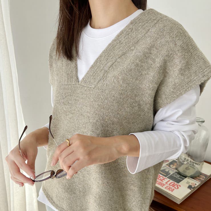 トップス ベスト ワイド | Doux Belle  | 詳細画像19 