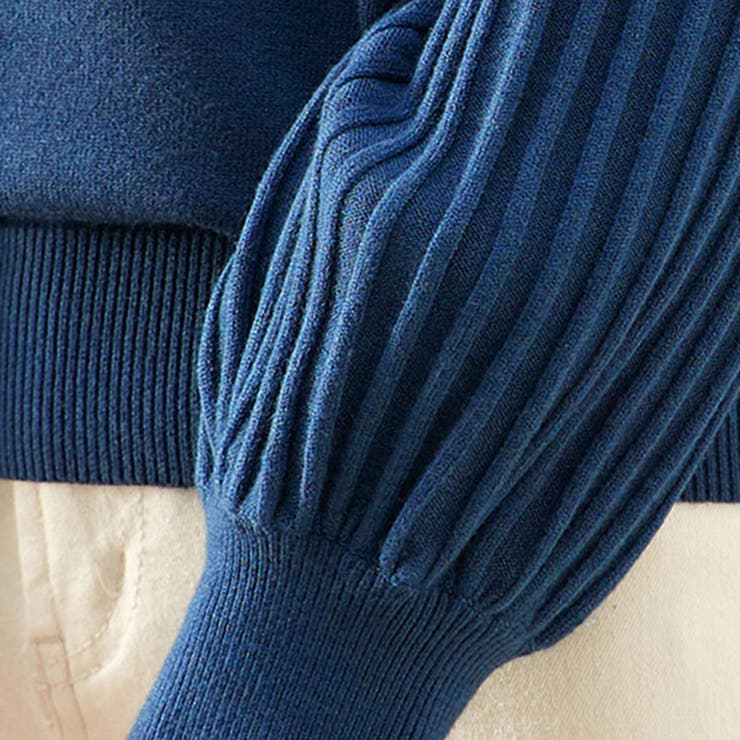 トップス リブ ニットモックネック | Doux Belle  | 詳細画像17 